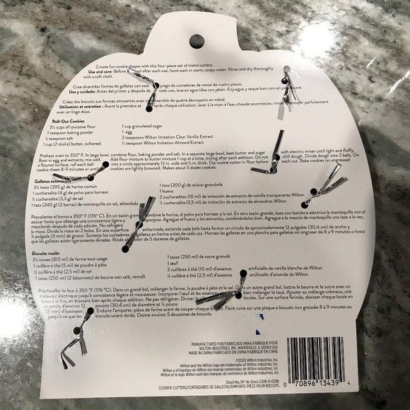 Wilton Fall Thanksgiving Leaf Turkey Pumpkin Sunflower Cookie Cutter Set NWT - Picture 2 of 2